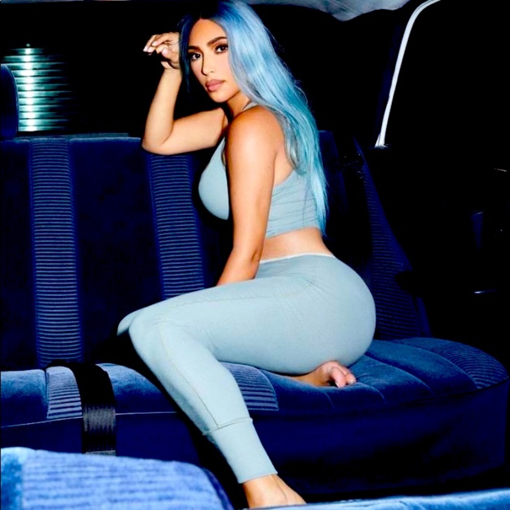 Kim Kardashian SKIMS Cotton Rib legging set